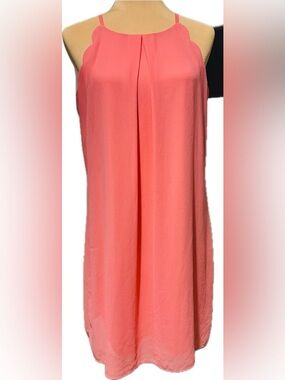 Iz Byer Coral Halter Dress